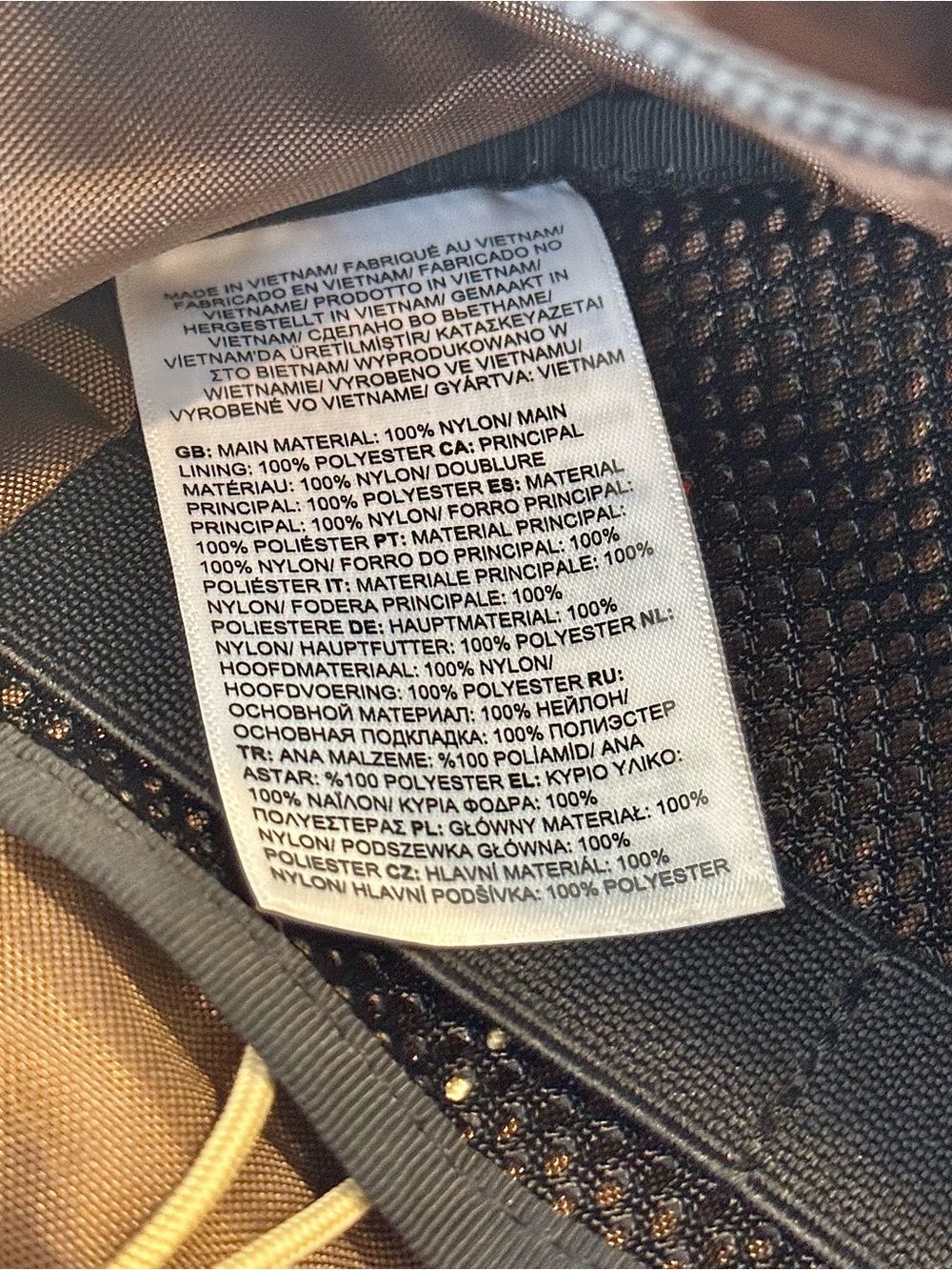 The North Face x Online Ceramics Black & Brown Belt Bag with Yellow Strap - Picture 12 of 15